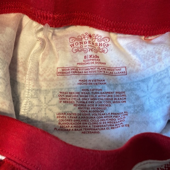 NWOT Wondershop 2 piece Pajama Set Girls Size 8 - Picture 6 of 6